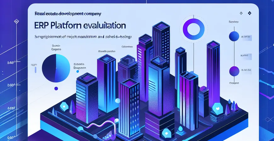 房地产开发企业 ERP 平台测评：项目成本与销售去化的协同管理实践